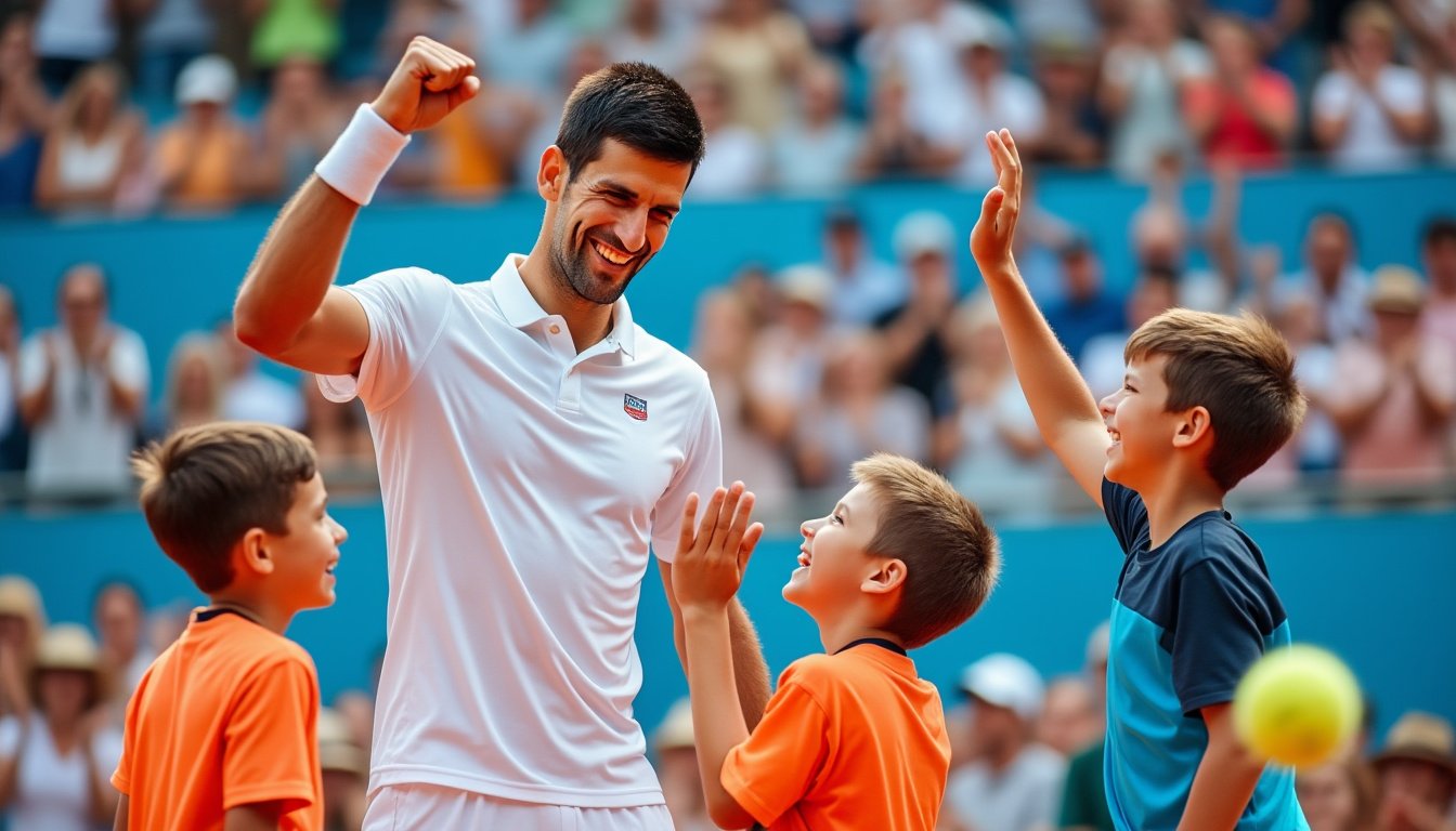 Entdecken Sie die außergewöhnliche Reise von Novak Djokovic, einem der größten Tennis-Champions aller Zeiten. Von seinen vielversprechenden Anfängen bis zu seinem kometenhaften Aufstieg an die Spitze der Weltrangliste – tauchen Sie ein in die unglaubliche Geschichte dieses Spielers, der die Tennisstandards neu definierte.
