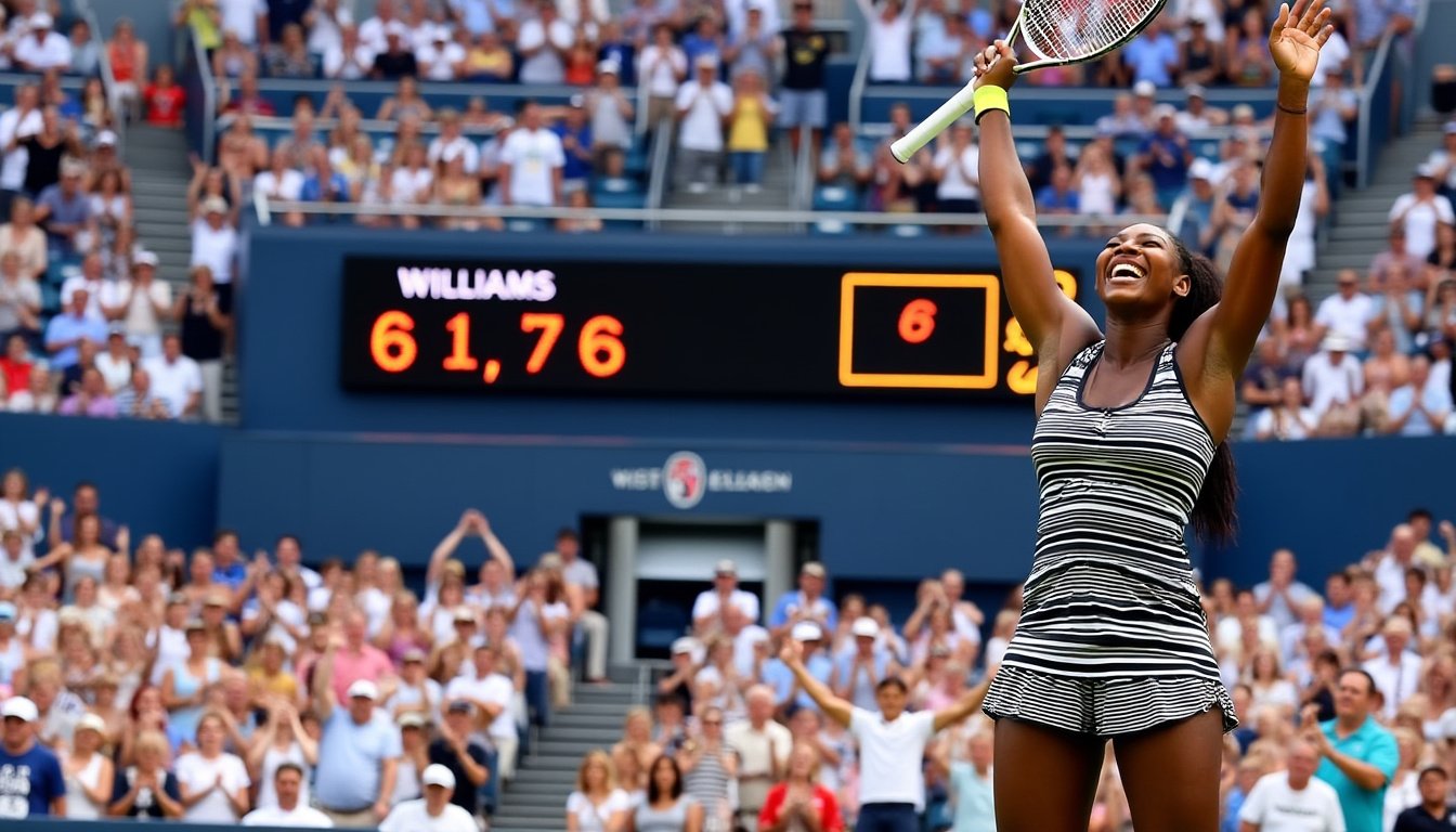 Entdecken Sie die inspirierende Reise der Tennislegende Serena Williams. Analysieren Sie ihren Einfluss auf Sport und Gesellschaft sowie ihre bemerkenswerten Leistungen, die das Damentennis neu definiert haben.