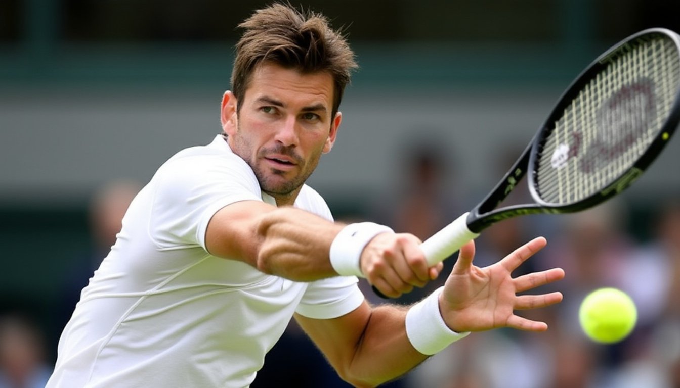Entdecken Sie die außergewöhnliche Karriere von Stan Wawrinka, Schweizer Tennismeister, und seine bedeutenden Beiträge zur Welt des professionellen Tennis. Tauchen Sie ein in die Geschichte eines leidenschaftlichen und inspirierenden Sportlers, von seinen vielversprechenden Anfängen bis zu seinen legendären Grand-Slam-Siegen.